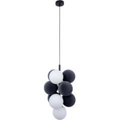 Abruzzo Vino ABRGRAPPAS lampa wisząca 4x12 W szary/popielaty