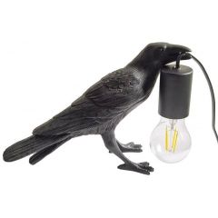 Abruzzo Raven ABRKARDK lampa stołowa 1x40 W czarna