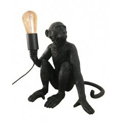 Abruzzo Monkey ABRKARD4C lampa stołowa 1x40 W czarna