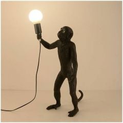 Abruzzo Monkey ABRKARD5C lampa stołowa 1x20 W czarna