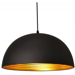 Abruzzo Retro ABRLGEO lampa wisząca 1x20 W czarna-złota
