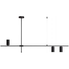 Abruzzo Cazzata ABRLWLCAZZB lampa wisząca 3x20 W czarna