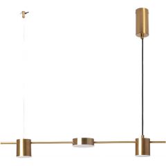 Abruzzo Gamorra ABRLWLGAM18WZ lampa wisząca 1x54 W złota