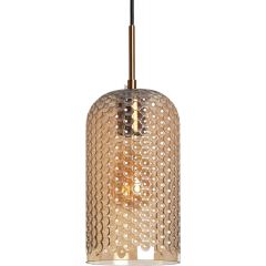 Abruzzo Slendore ABRLWSASLN lampa wisząca 1x40 W bursztynowa