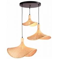 Abruzzo Boho ABRLWSBH403XE27 lampa wisząca 3x20 W beżowa