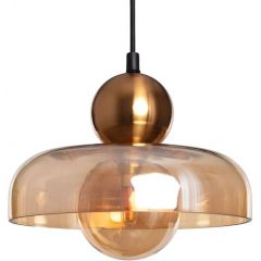 Abruzzo Cartier ABRLWSBUCAR lampa wisząca 1x10 W bursztynowa