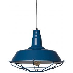 Abruzzo Retro ABRRRPNE27 lampa wisząca 1x40 W niebieska