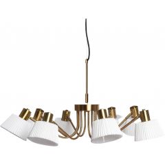Abruzzo Dali ABRZ8XE14DALI lampa wisząca x10 W złota