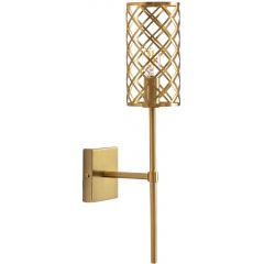 Abruzzo Gambit ABRGAMBIT kinkiet 1x40 W złoty