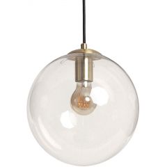 Abruzzo Kaspi ABRKASPE27 lampa wisząca 1x10 W przezroczysta-złota