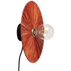 Abruzzo Boho ABRKBTKB kinkiet 1x20 W czarny-brązowy