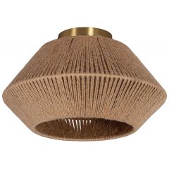 Abruzzo Boho ABRPLEDI lampa podsufitowa 1x20 W złota-brązowa