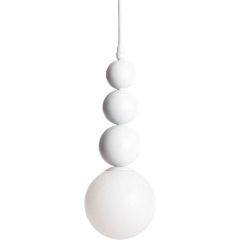 Abruzzo Trio ABRLWSMDIZZ2 lampa wisząca 1x40 W biała