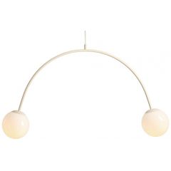 Aldex Una 1116H9 lampa wisząca 2x10 W kremowa