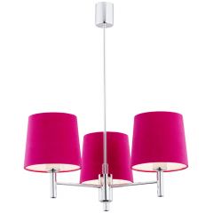 Argon Bolzano 1382 lampa podsufitowa 3x15 W różowa