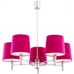 Argon Bolzano 2075 lampa podsufitowa 5x15 W różowa
