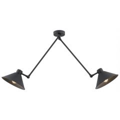 Argon Altea 862 lampa podsufitowa 2x15 W czarna