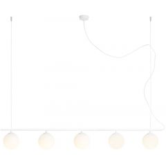 Aldex Beryl 1006F lampa wisząca 5x10 W biała