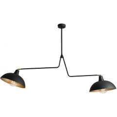Aldex Escape 1036H1 lampa podsufitowa 2x15 W czarna
