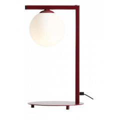 Aldex Zac 1038B151 lampa stołowa 1x15 W czerwona