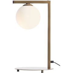 Aldex Zac 1038B171 lampa stołowa 1x10 W beżowa