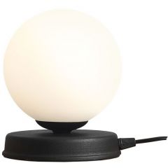 Aldex Ball 1076B1S lampa stołowa 1x10 W czarna