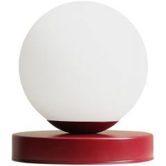 Aldex Ball 1076B15S lampa stołowa 1x10 W czerwona