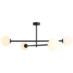 Aldex Pinne 1080PLL1 lampa podsufitowa 4x10 W czarna