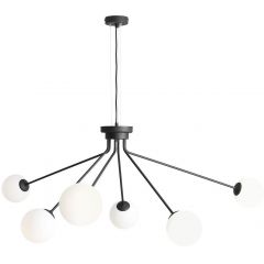 Aldex Holm 1082K1 lampa wisząca 6x10 W czarna