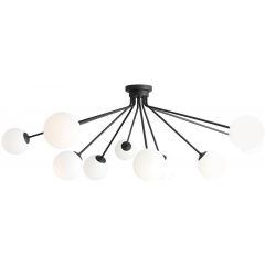 Aldex Holm 1082PLM1 lampa podsufitowa x10 W czarna