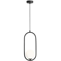 Aldex Riva 1086G1 lampa wisząca 1x40 W czarna