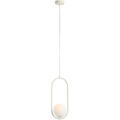 Aldex Riva 1086G9 lampa wisząca 1x10 W kremowa