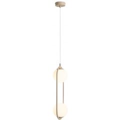 Aldex Riva 1086H17 lampa wisząca 2x10 W beżowa