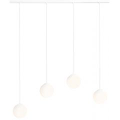 Aldex Bosso 1087L lampa wisząca 4x10 W biała