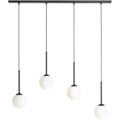 Aldex Bosso 1087L1 lampa wisząca 4x10 W czarna