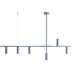 Aldex Trevo 1104K16 lampa podsufitowa 6x35 W niebieska