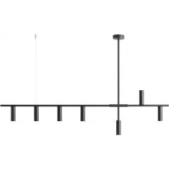 Aldex Trevo 1104T1 lampa podsufitowa x35 W czarna