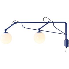 Aldex Soho Glass 1105D25 kinkiet 2x10 W niebieski