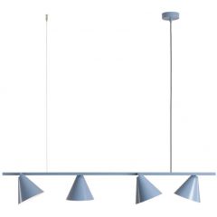 Aldex Form 1108L16 lampa wisząca 4x15 W niebieska