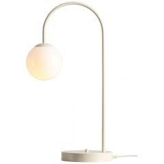 Aldex Una 1116B9 lampa stołowa 1x10 W kremowa