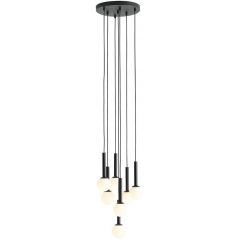 Aldex Riu 1117T1 lampa wisząca powyżej 6x5 W czarna