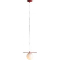 Aldex Loop 1125G15S lampa wisząca 1x10 W czerwona
