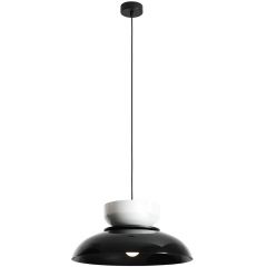 Aldex Aldo 1152G32C lampa wisząca 1x15 W biała-czarna