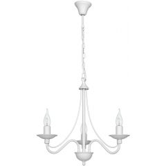 Aldex Róża 397E lampa wisząca 3x10 W biała