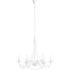 Aldex Róża 397K lampa wisząca 6x10 W biała