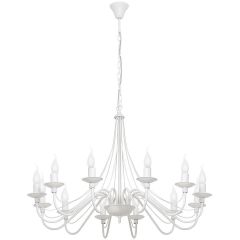 Aldex Róża 397R lampa wisząca x10 W biała