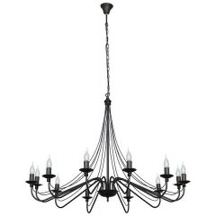 Aldex Róża 397R1 lampa wisząca x10 W czarna