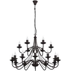 Aldex Róża 397S1 lampa wisząca x10 W czarna