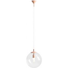 Aldex Globe 562G11 lampa wisząca 1x15 W różowa
