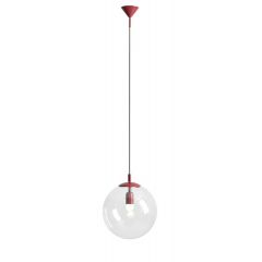 Aldex Globe 562G15 lampa wisząca 1x15 W czerwona